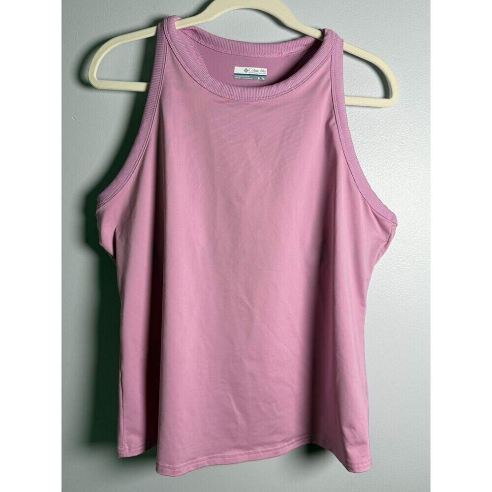 Columbia Women's Boundless Trek Technical Support Tank Top Pink XLarge Bra